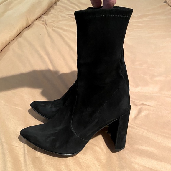 Stuart Weitzman Shoes - STUART WEITZMAN SUEDE BOOTIES sz 10